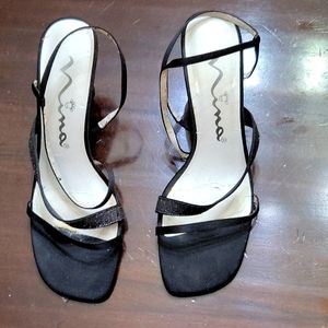 Dress evening strappy heels with sparkling strap